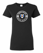Born and Raised Heart Flag NS Women's Tee