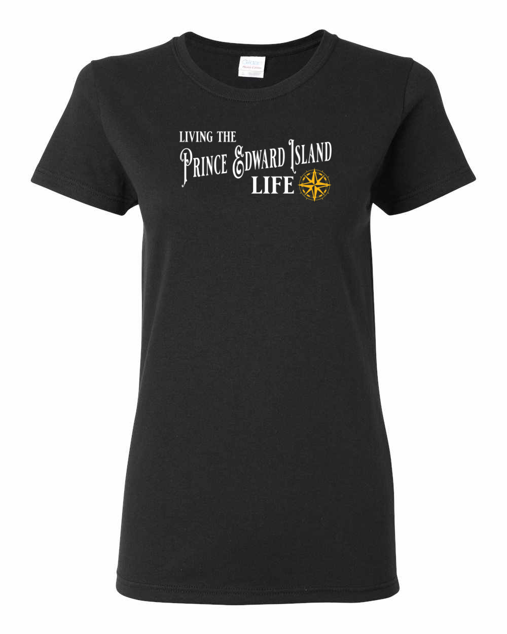 Living the PEI Life Yellow Women's Tee
