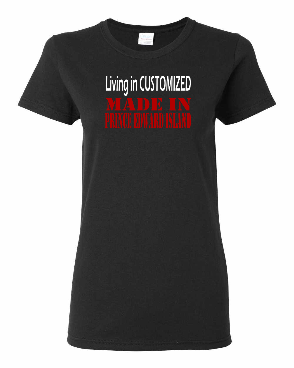 Living In Customized Made In PEI Women's Tee