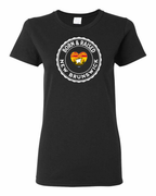 Born and Raised Heart Flag NB Women's Tee