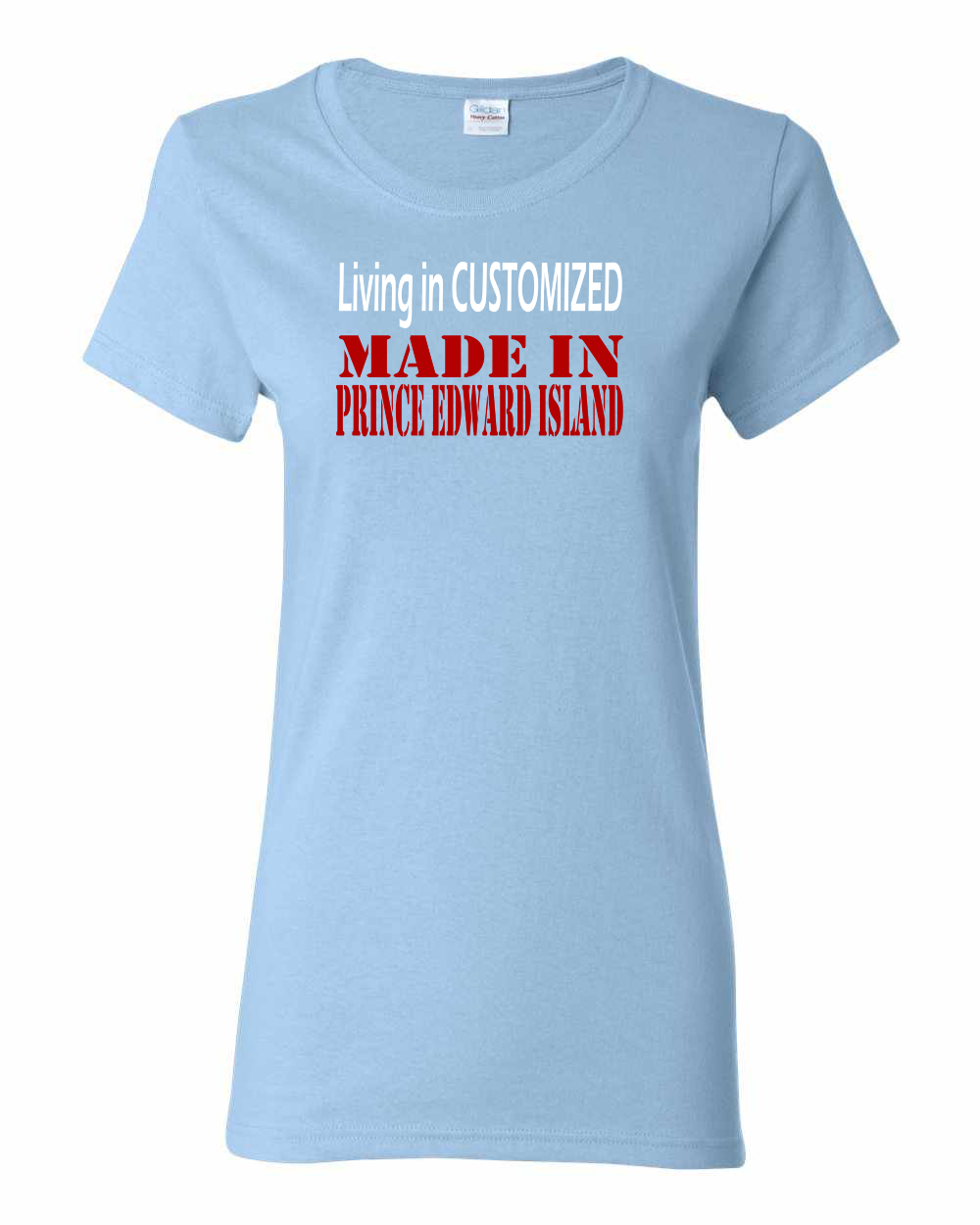 Living In Customized Made In PEI Women's Tee