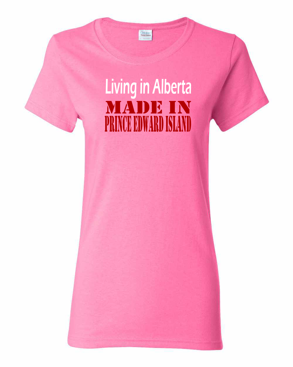 Living In Alberta Made In PEI Women's Tee
