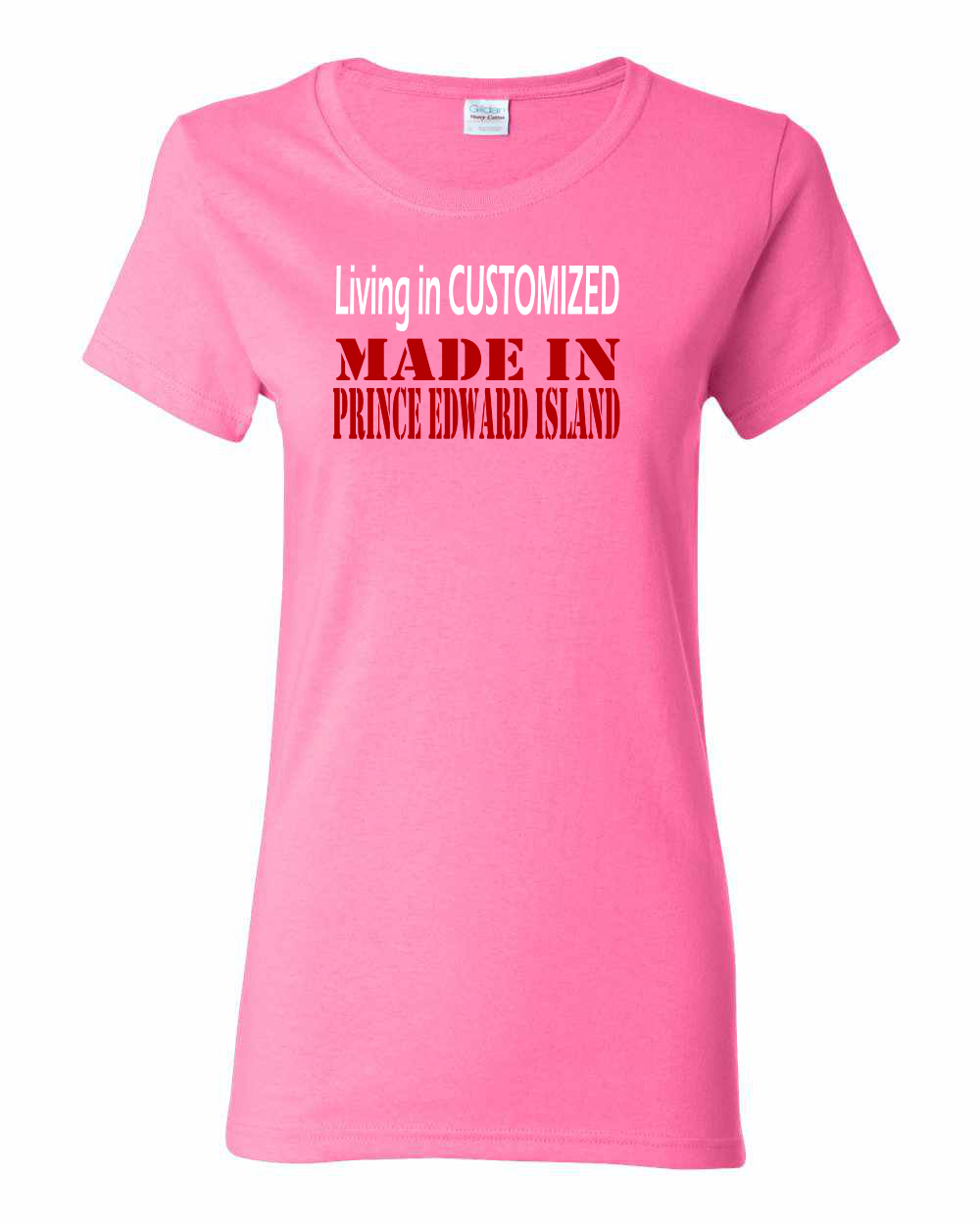 Living In Customized Made In PEI Women's Tee