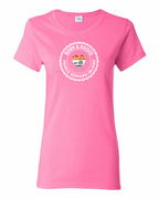 Born and Raised Heart Flag PEI Women's Tee