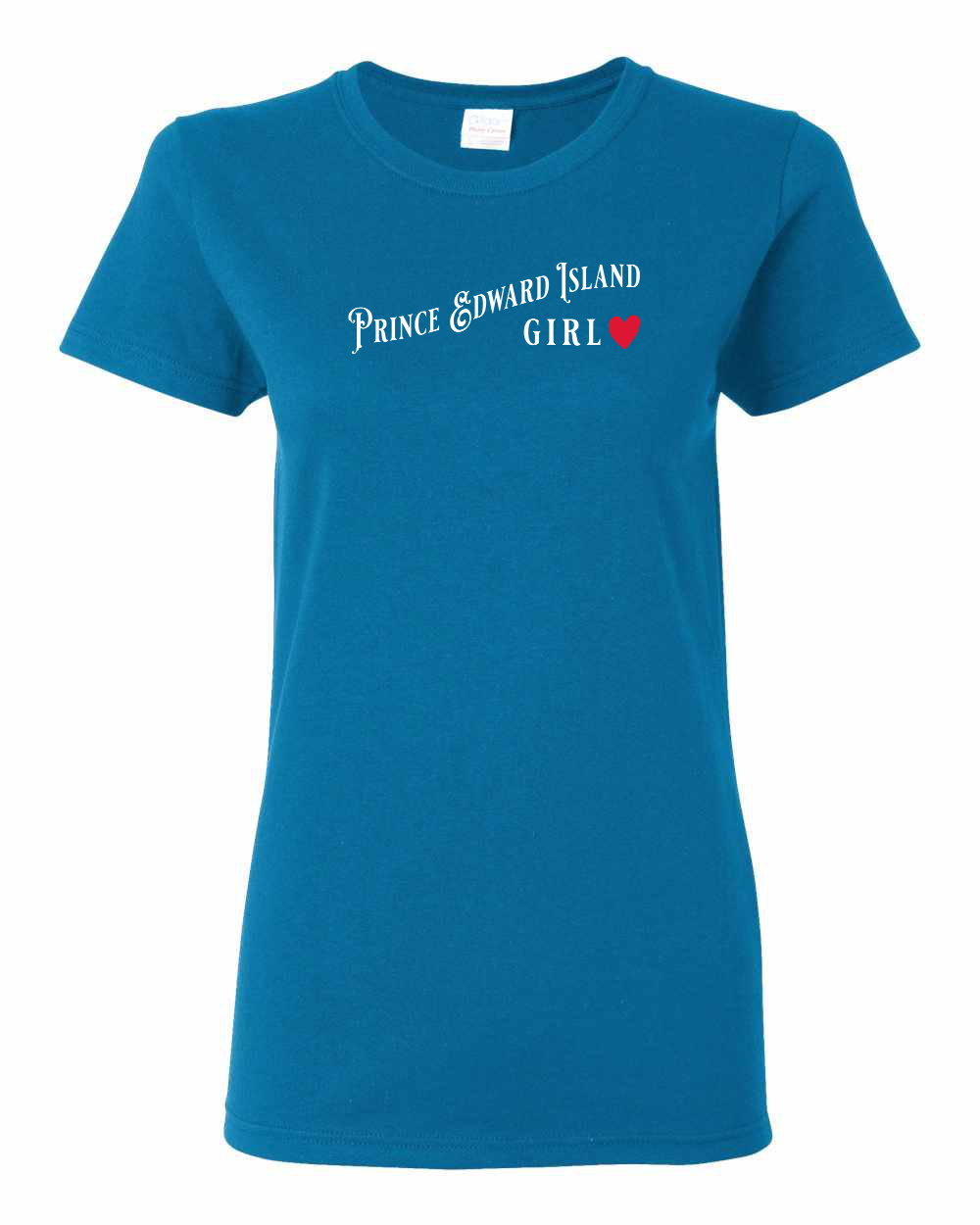 PEI Girl Red Heart Women's Tee