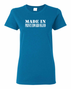 Made in PEI (White Lettering) Women's Tee