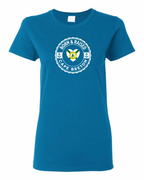 Born and Raised Heart Flag CB Women's Tee