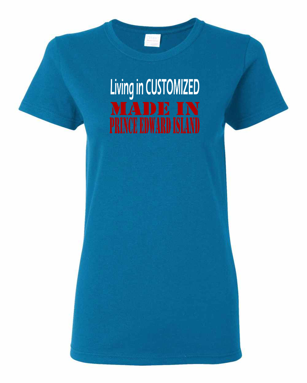 Living In Customized Made In PEI Women's Tee