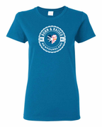 Born and Raised Heart Flag NFLD Women's Tee