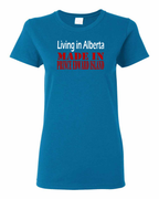 Living In Alberta Made In PEI Women's Tee