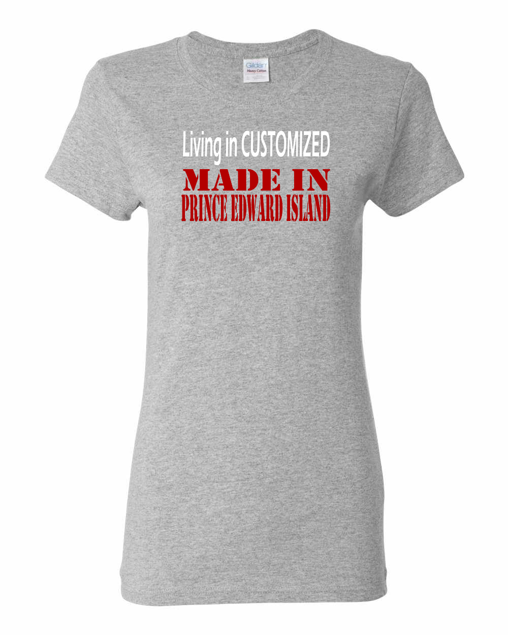Living In Customized Made In PEI Women's Tee
