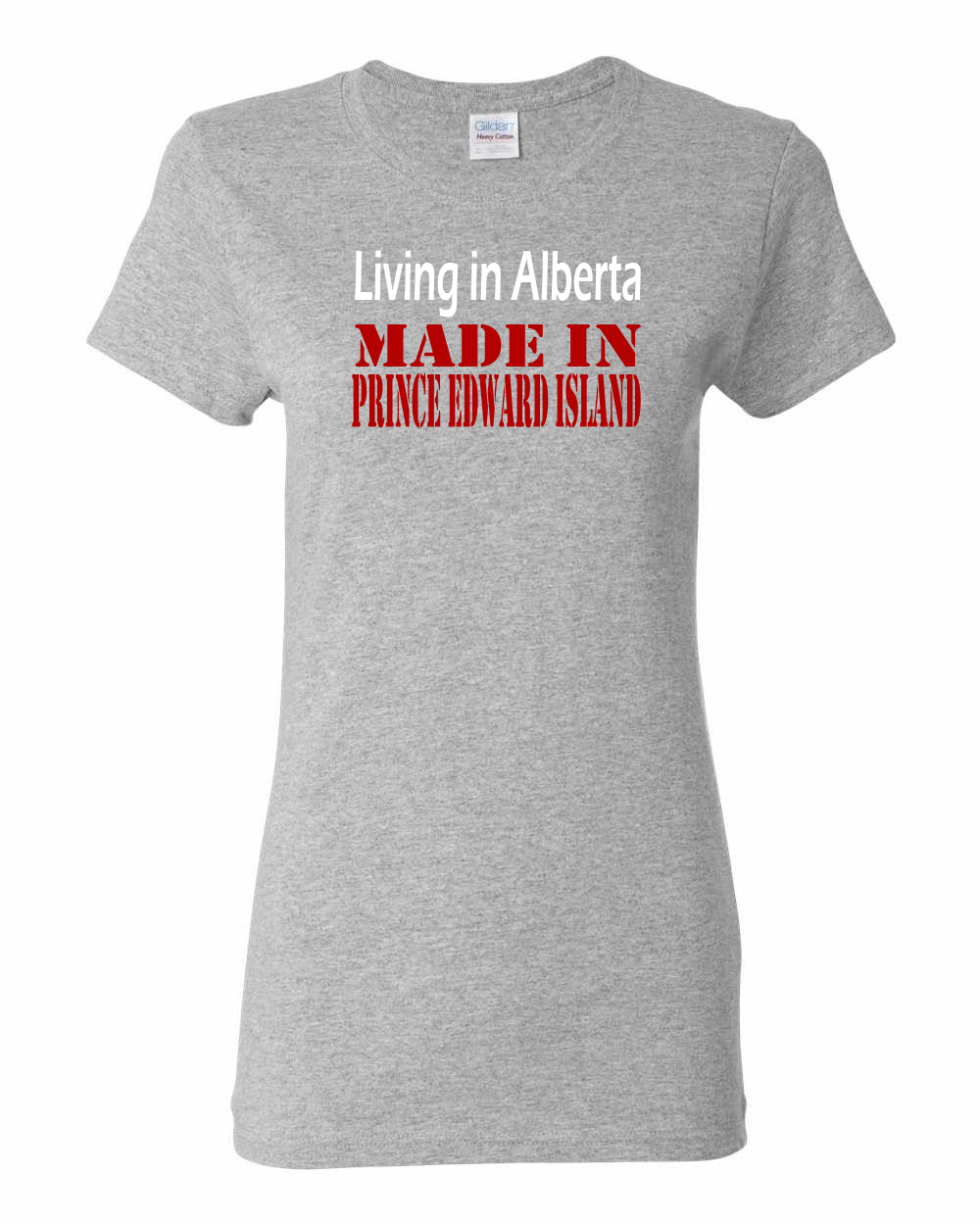 Living In Alberta Made In PEI Women's Tee