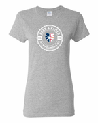 Born and Raised Heart Flag NFLD Women's Tee