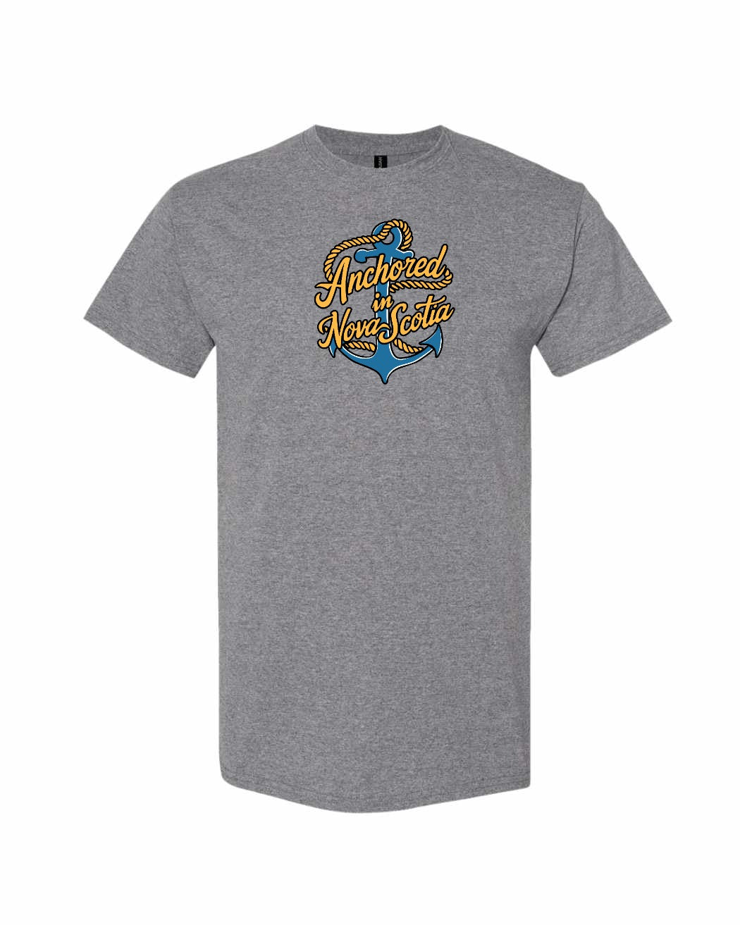 Anchored in Nova Scotia (New Design) Full mens-tee