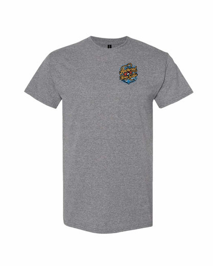Anchored In Nova Scotia (Old Design) Left Chest and Back mens-tee