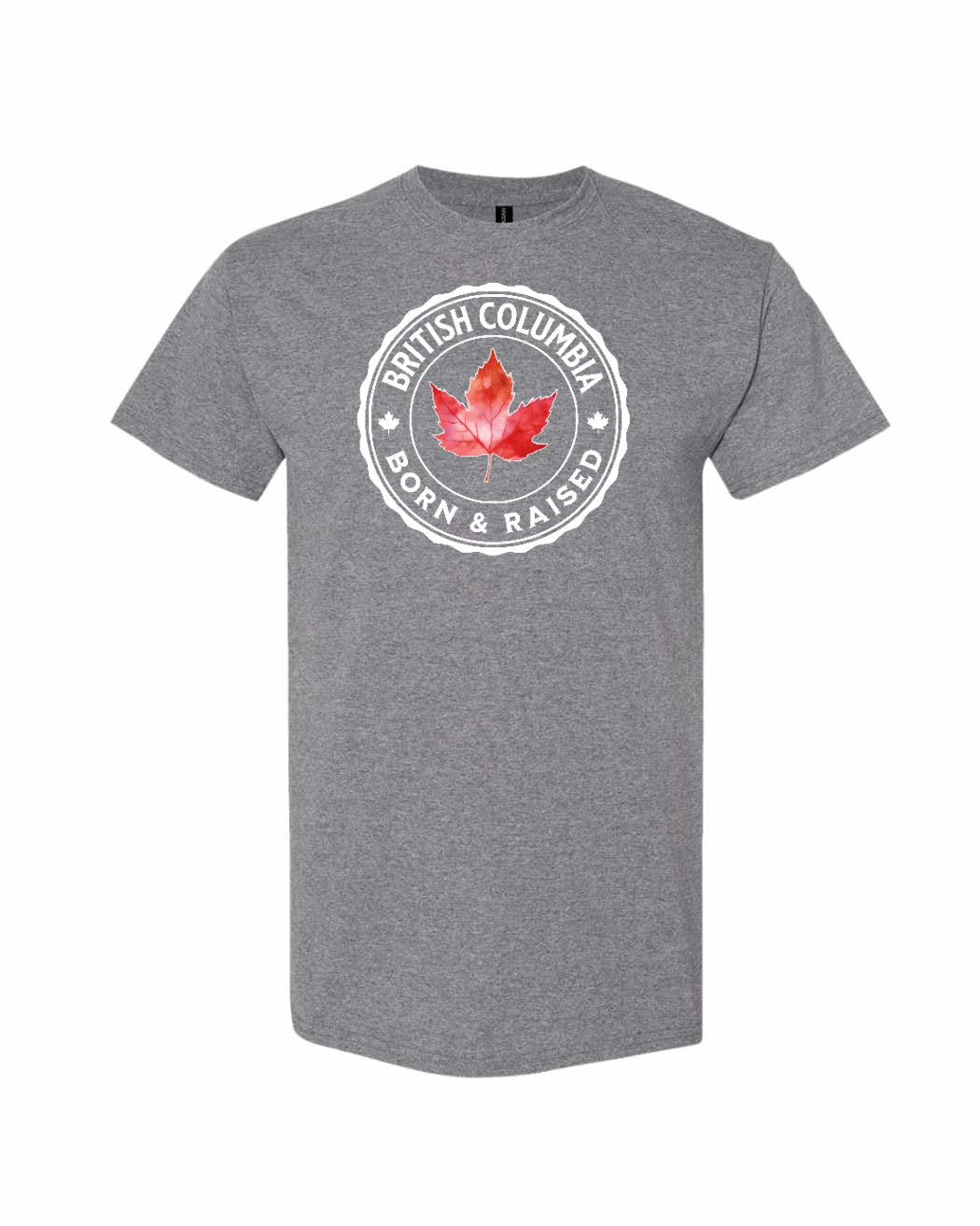 British Columbia  – Born & Raised Men's Tee - Gildan Canada (sewn Internationally)