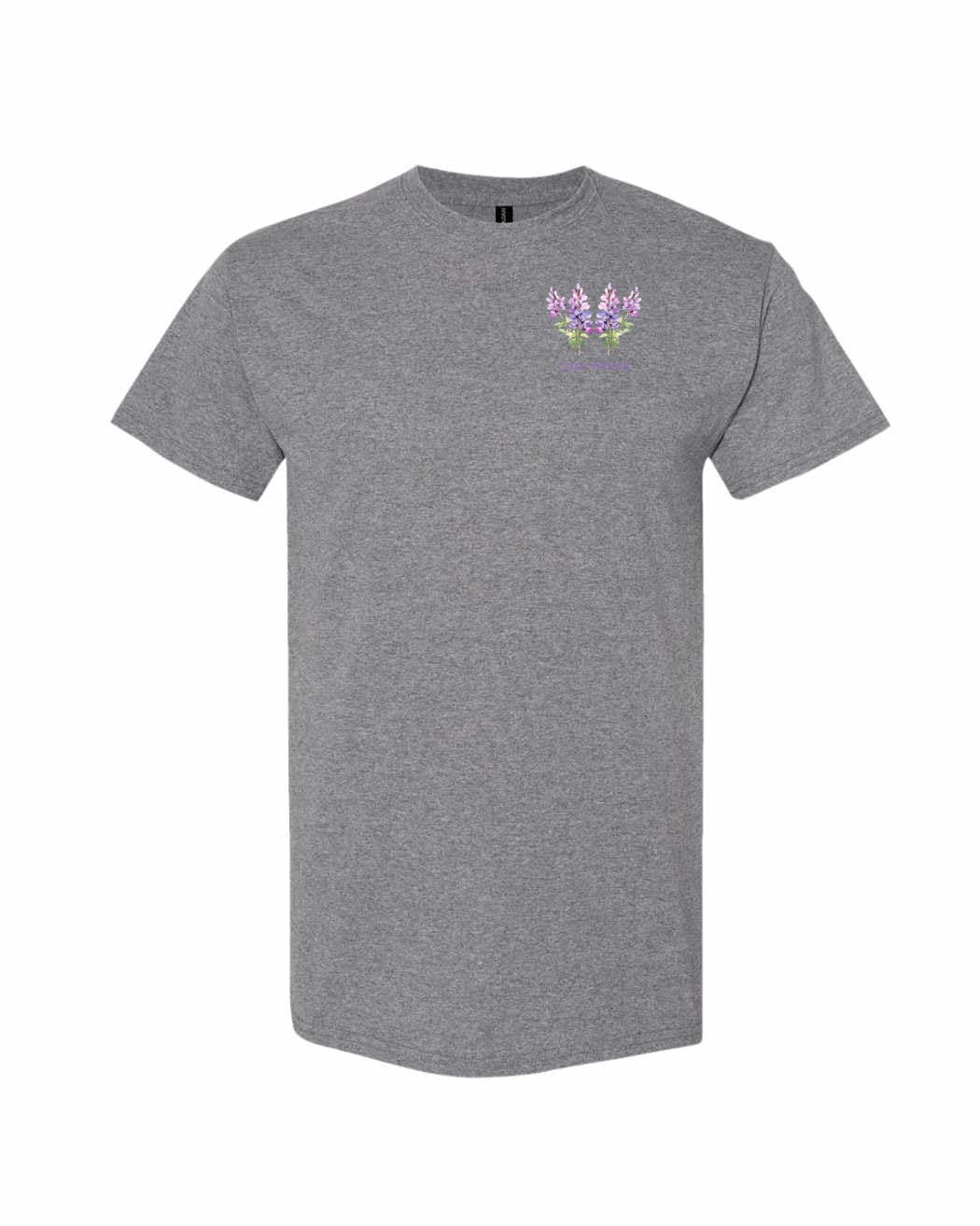 Cape Breton Lupin Left Chest Men's Tee