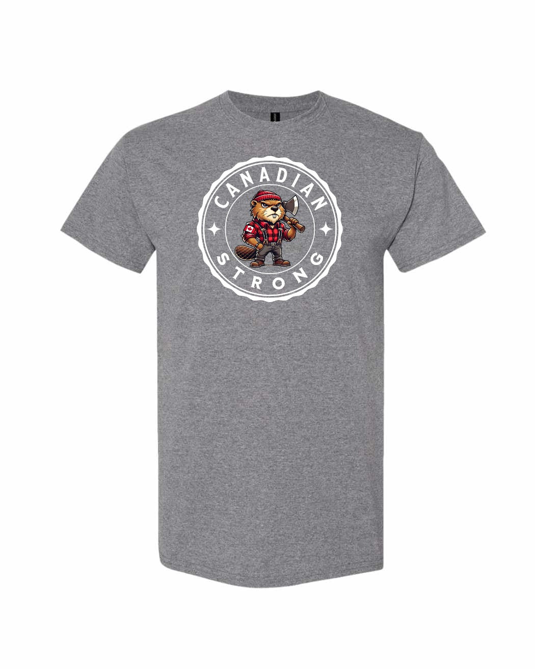 Canadian Strong Beaver Men's Tee - Gildan Canada (sewn Internationally)