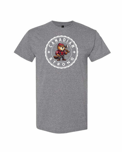 Canadian Strong Beaver Men's Tee - Gildan Canada (sewn Internationally)