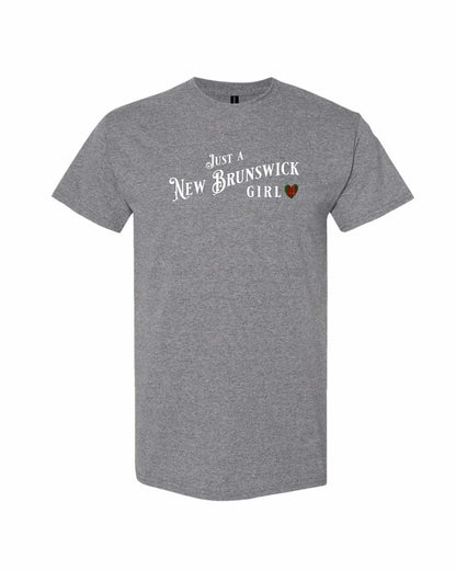 Just a New Brunswick Girl Tartan Full Men's Tee