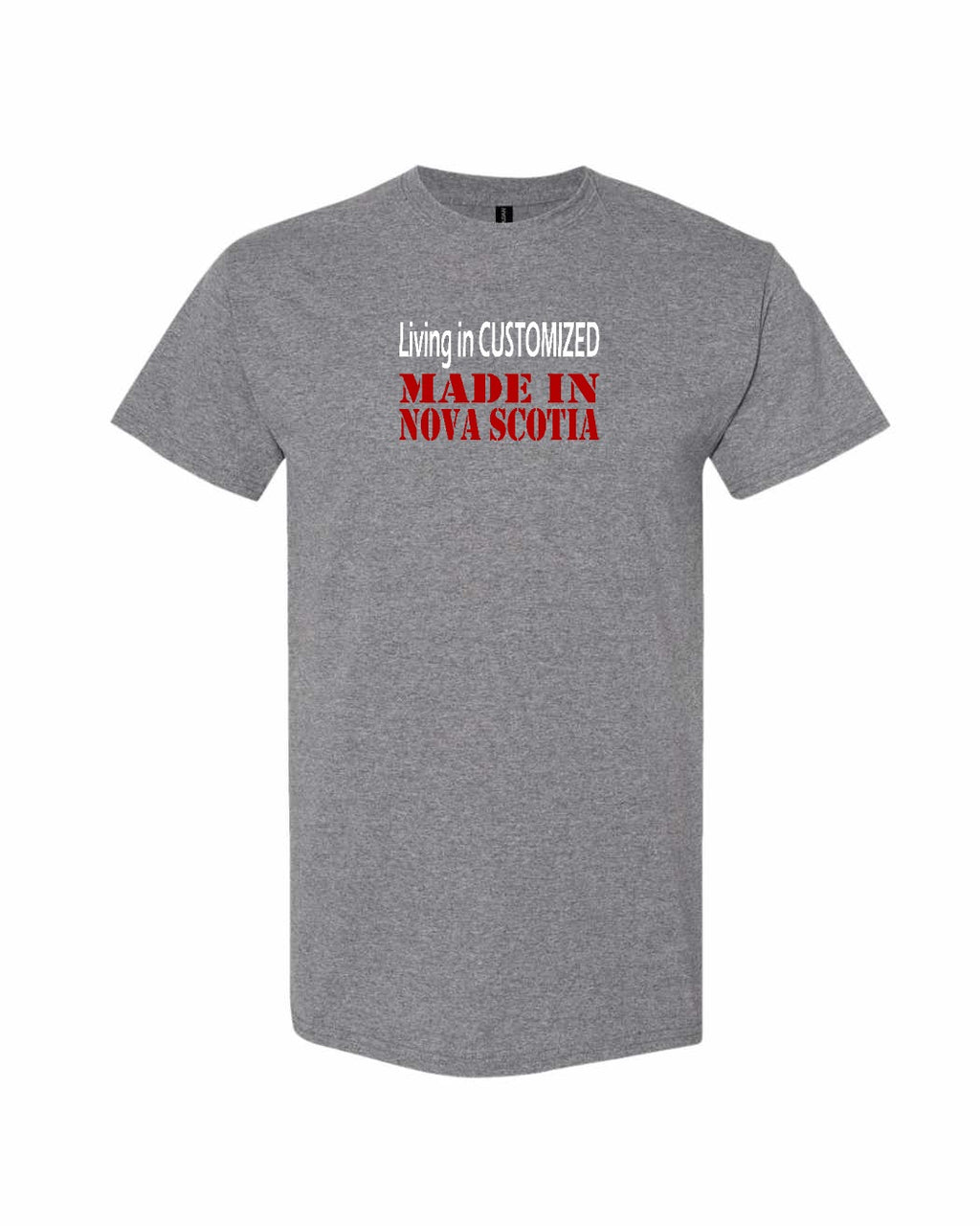 Living in Custom Made in NS Men's tee