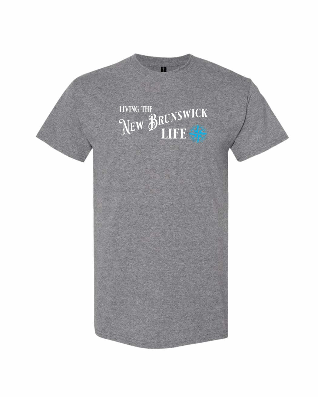 Living the New Brunswick Life blue Full Men's Tee