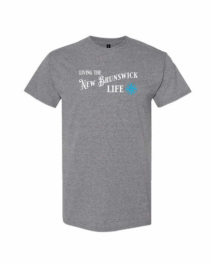 Living the New Brunswick Life blue Full Men's Tee