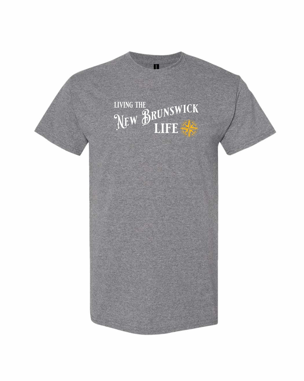 Living the New Brunswick Life yellow Full Men's Tee