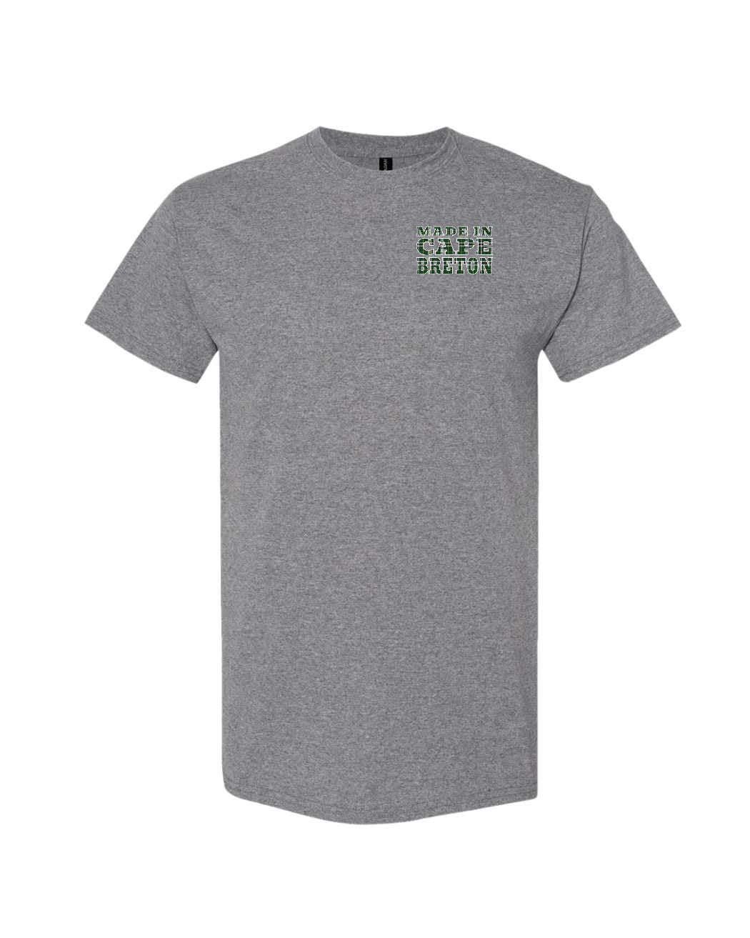 Made In Cape Breton Tartan Left Chest and Back Men's Tee