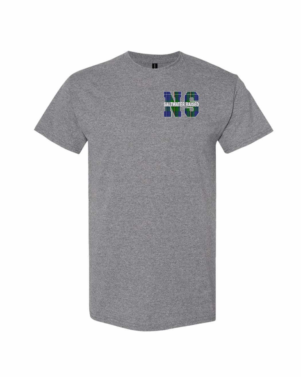 Saltwater Raised Left Chest mens-tee