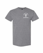 NB Mandala white Lobster Left Chest and Back Men's Tee
