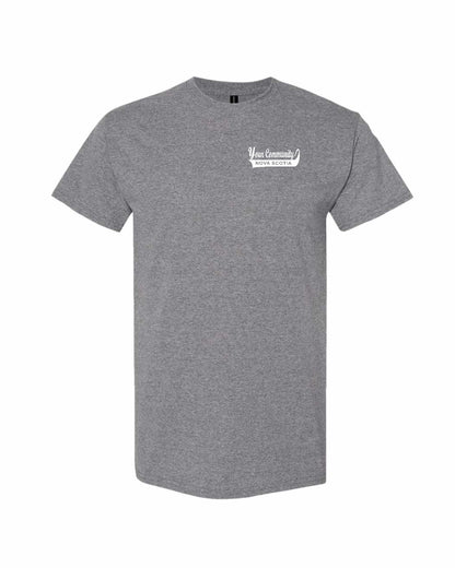 Your Community Swoop (Nova Scotia) Left Chest and Back mens-tee