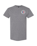 Acadian Born And Raised Left Chest Men's Tee