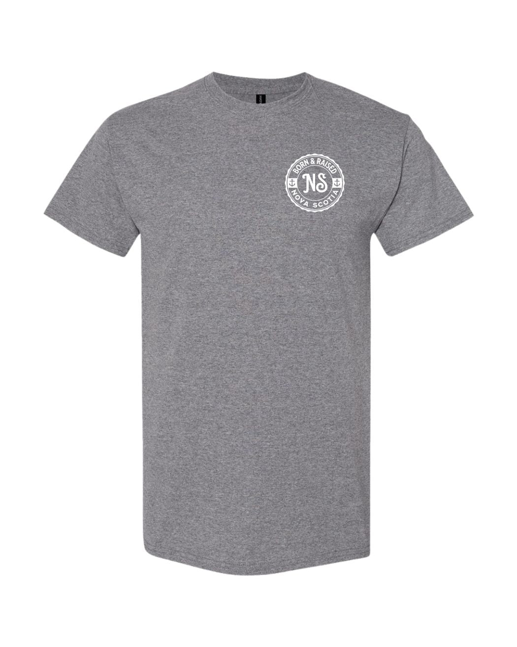 Born & Raised in NS Left Chest Only Men's Tee