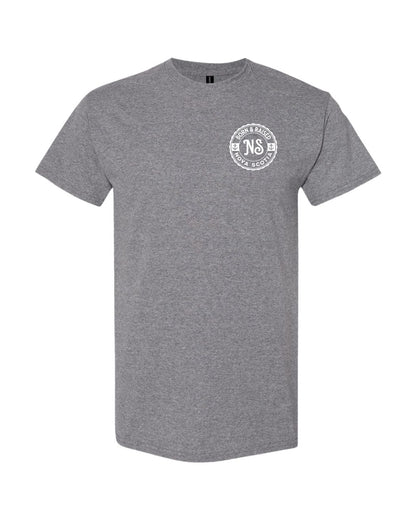 Born & Raised in NS Left Chest Only Men's Tee