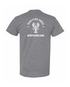Maritime Swag NFLD Mandala white Lobster Left Chest and Back Men's Tee