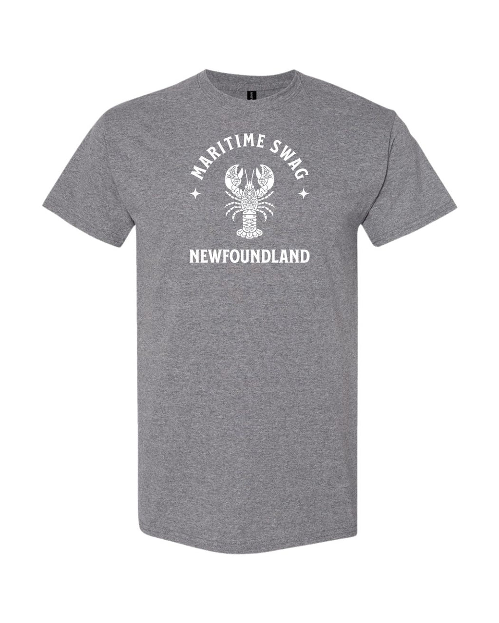 Maritime Swag NFLD Mandala white Lobster Men's Tee