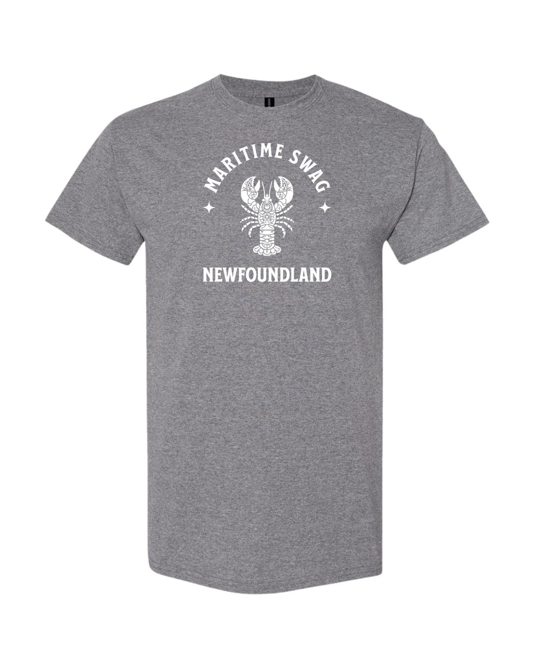 Maritime Swag NFLD Mandala white Lobster Men's Tee