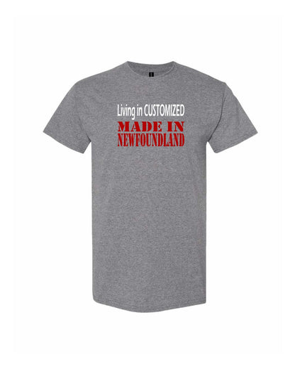 Living in Custom Made in Newfoundland Full Men's Tee