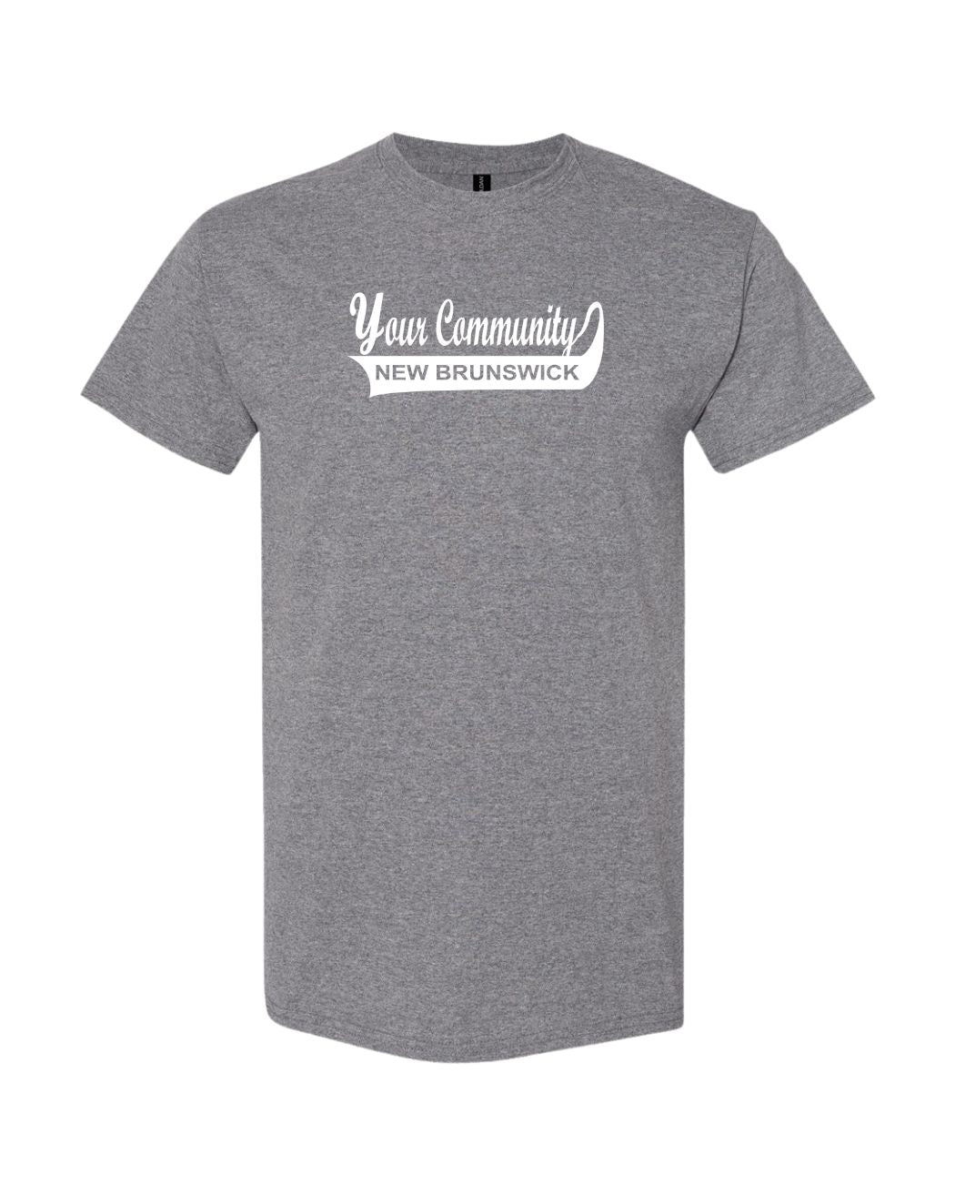 Custom New Brunswick Community Name Mens Tee
