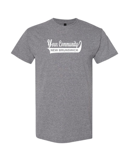 Custom New Brunswick Community Name Mens Tee