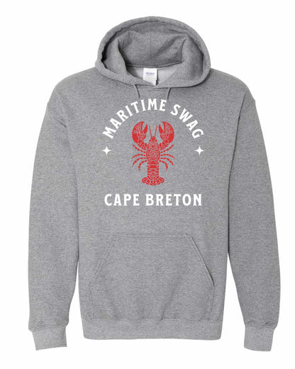 Maritime Swag Cape Breton Mandala Red Lobster Full Pullover Hoodie
