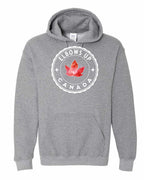 Elbows up Leaf Pullover Hoodie - Gildan Canada (sewn Internationally) - Unisex