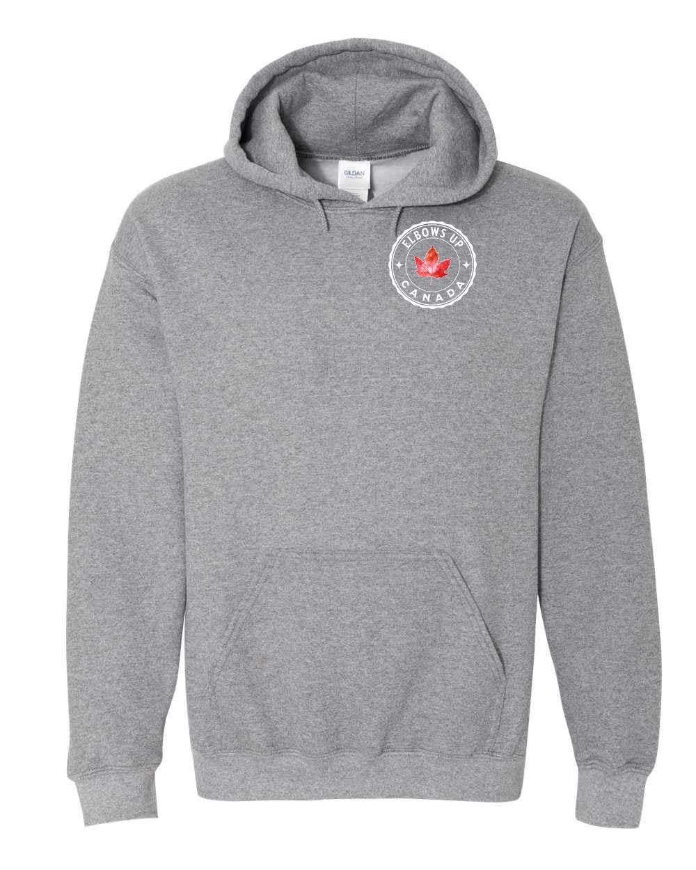 Elbows up Leaf Left Chest Pullover
