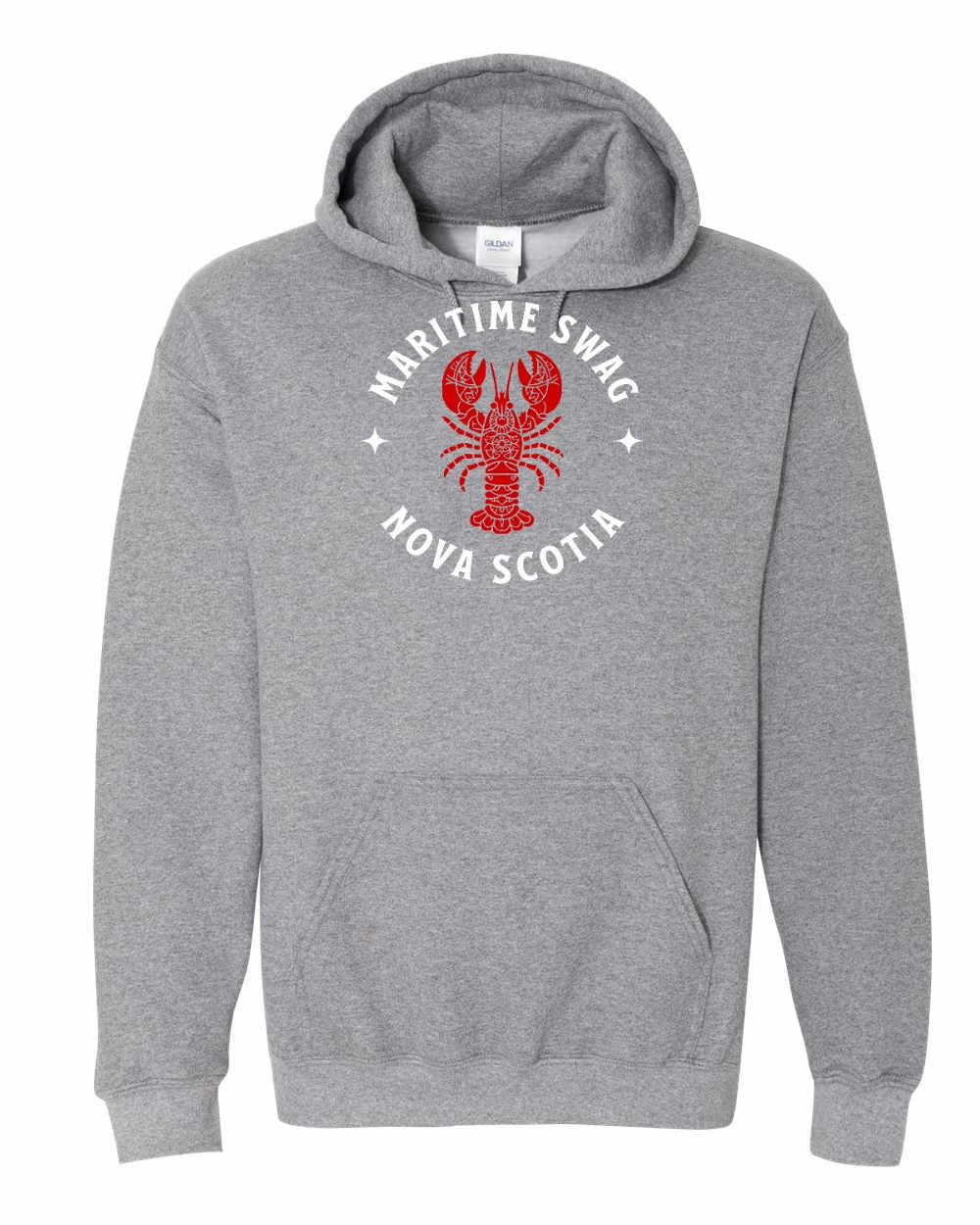 Maritime Swag NS Mandala Red Lobster Pullover Hoodie - Unisex