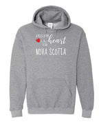 A piece of My heart in NS (Red Heart) Pullover Hoodie - Unisex