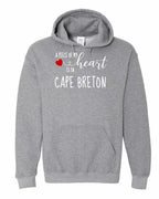 A piece of My heart in CB (Red Heart) Pullover Hoodie - Unisex