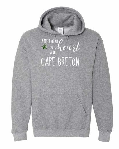 A piece of My heart in Cape Breton (Tartan Heart) Full Pullover Hoodie