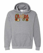 Canada Flowers Pullover Hoodie - Gildan Canada (sewn Internationally) - Unisex