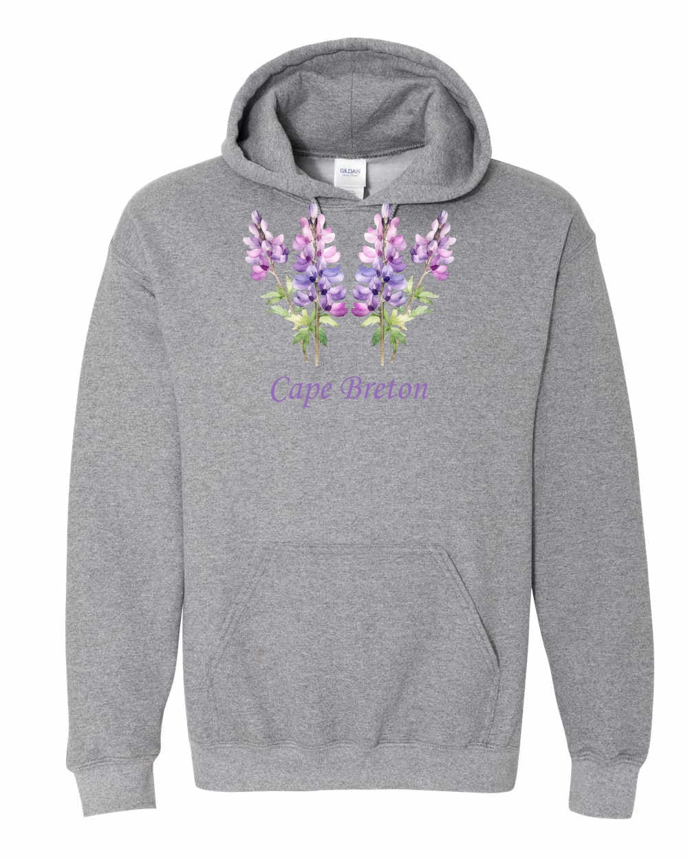 Cape Breton Lupin Full Pullover Hoodie